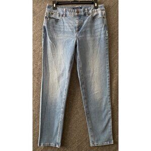 Talbots Ankle Jeans Size 6 Womens Simply Flattering Collection Cotton Stretch